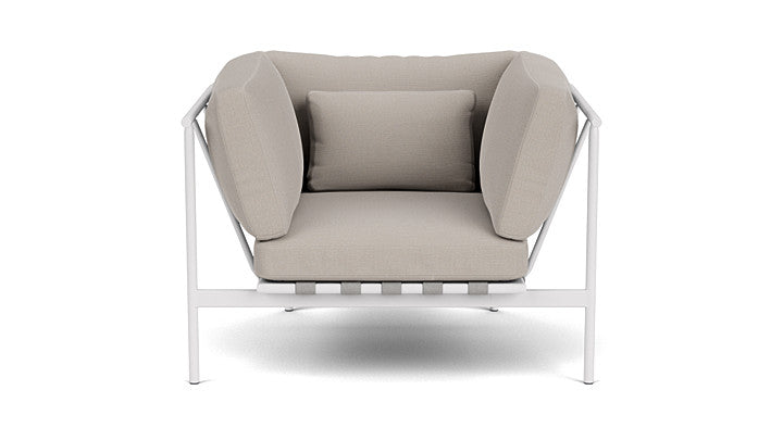 Barlow Tyrie Around Deep Seating Single Lounge Chair with Aluminium Arms