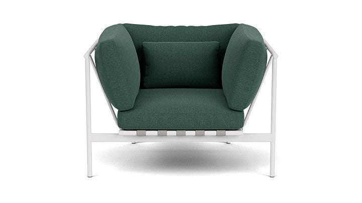 Barlow Tyrie Around Deep Seating Single Lounge Chair with Aluminium Arms