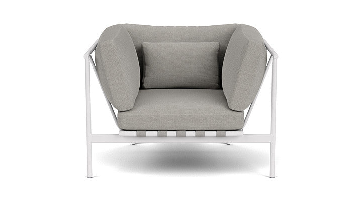 Barlow Tyrie Around Deep Seating Single Lounge Chair with Aluminium Arms