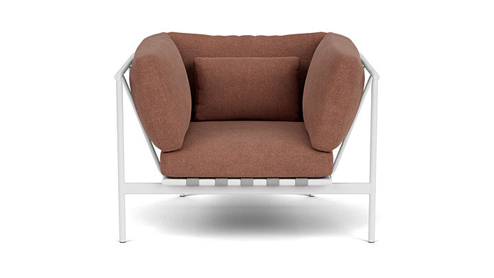 Barlow Tyrie Around Deep Seating Single Lounge Chair with Aluminium Arms