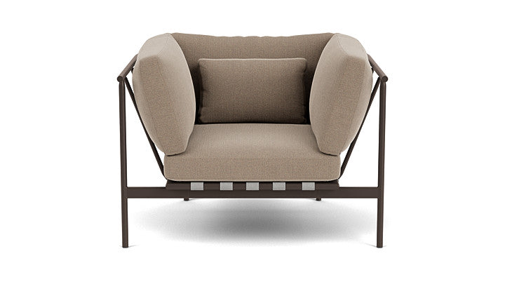 Barlow Tyrie Around Deep Seating Single Lounge Chair with Aluminium Arms