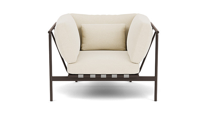 Barlow Tyrie Around Deep Seating Single Lounge Chair with Aluminium Arms