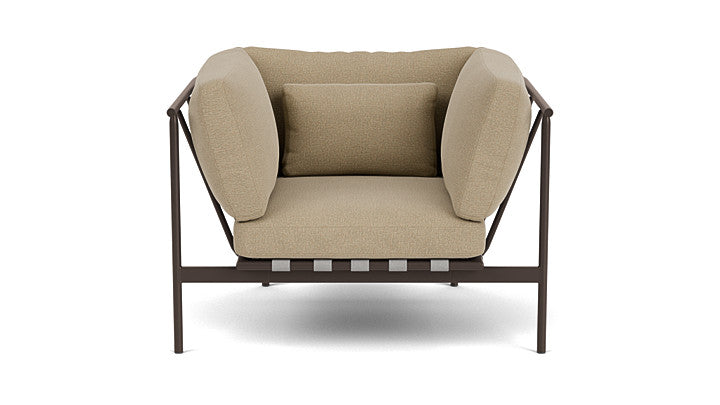 Barlow Tyrie Around Deep Seating Single Lounge Chair with Aluminium Arms