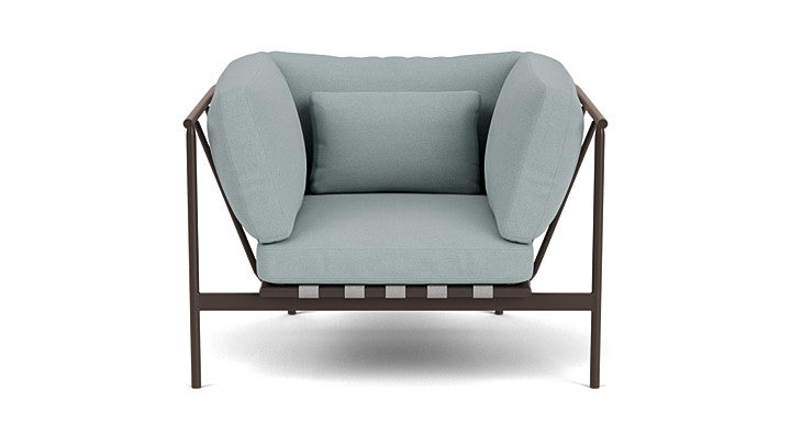 Barlow Tyrie Around Deep Seating Single Lounge Chair with Aluminium Arms