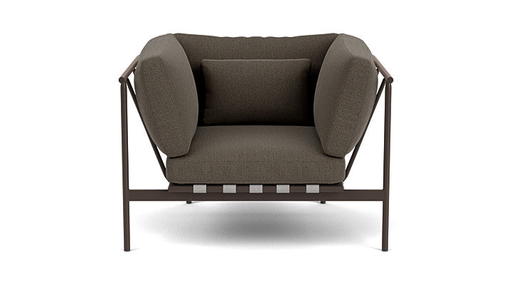 Barlow Tyrie Around Deep Seating Single Lounge Chair with Aluminium Arms