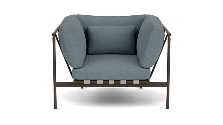 Barlow Tyrie Around Deep Seating Single Lounge Chair with Aluminium Arms