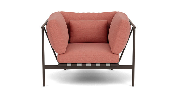 Barlow Tyrie Around Deep Seating Single Lounge Chair with Aluminium Arms