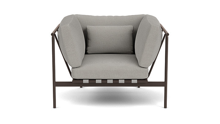 Barlow Tyrie Around Deep Seating Single Lounge Chair with Aluminium Arms