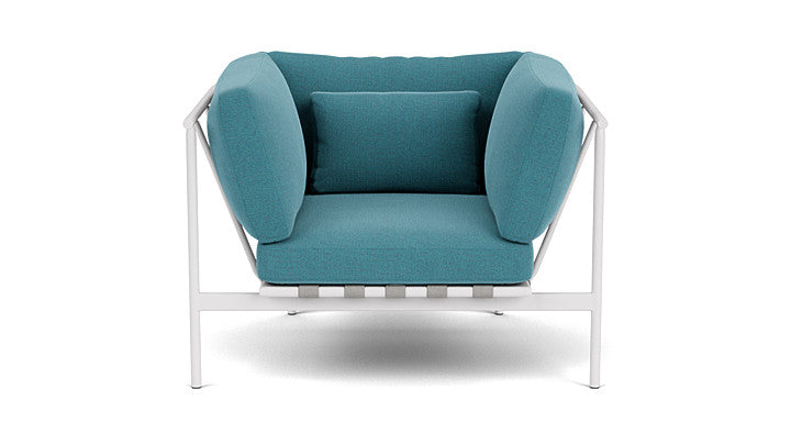 Barlow Tyrie Around Deep Seating Single Lounge Chair with Aluminium Arms