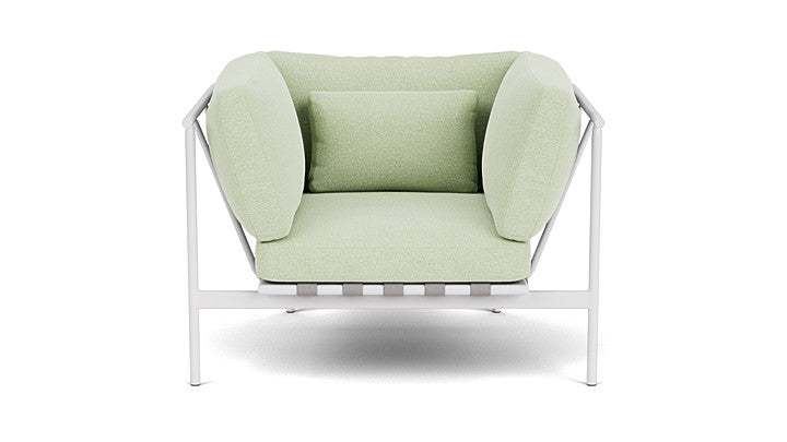 Barlow Tyrie Around Deep Seating Single Lounge Chair with Aluminium Arms