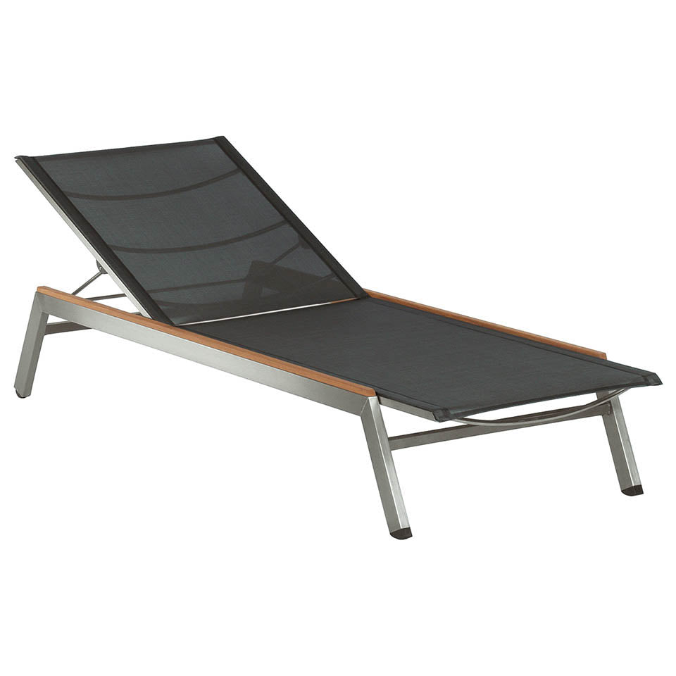 Barlow Tyrie Equinox Lounger with Teak Capping