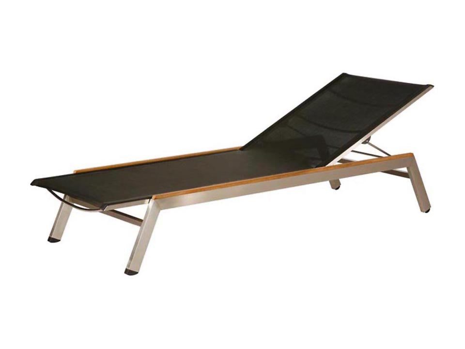 Equinox Occasional Lounger Teak Capping