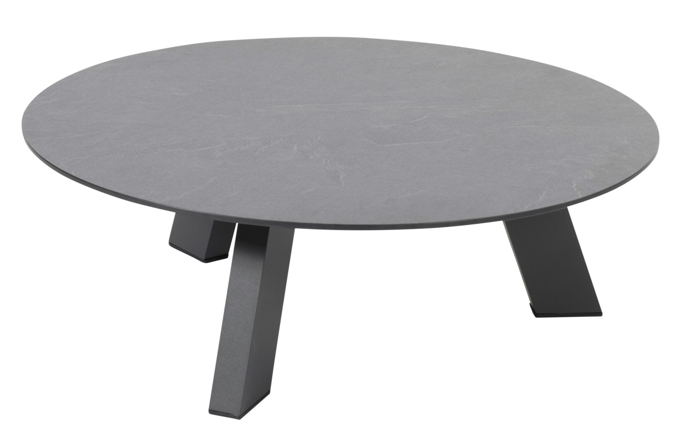 4 Seasons Outdoor Cosmic Coffee Table Round Hpl Slate Anthracite 78 X 25 Cm