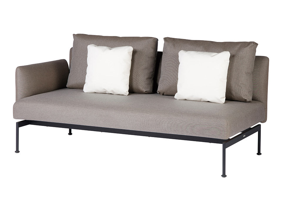 Layout Deep Seating Double Seat - One Arm - Powder coated