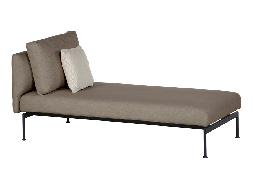 Layout Deep Seating Single Lounger - Double seat with single back - Powder coated