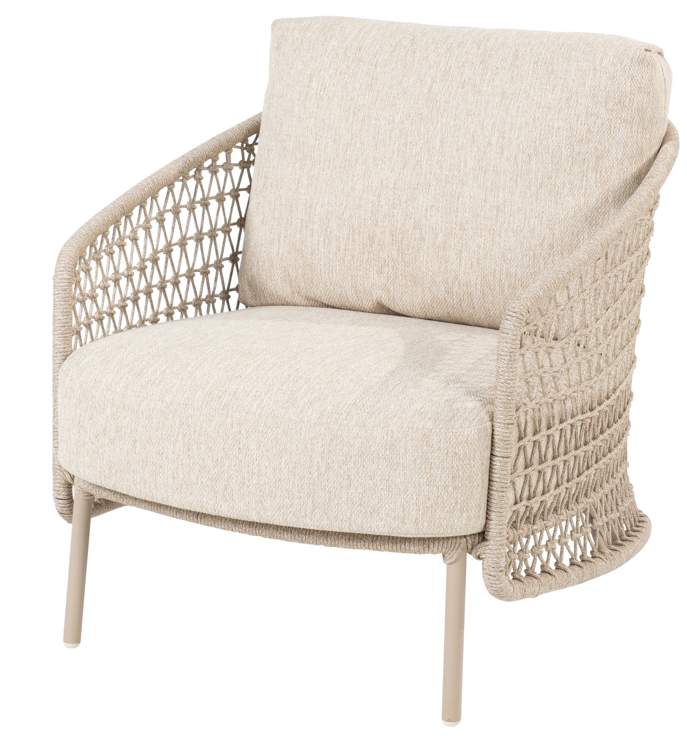 4 Seasons Outdoor Puccini Living Chair Latte With 2 Cushions