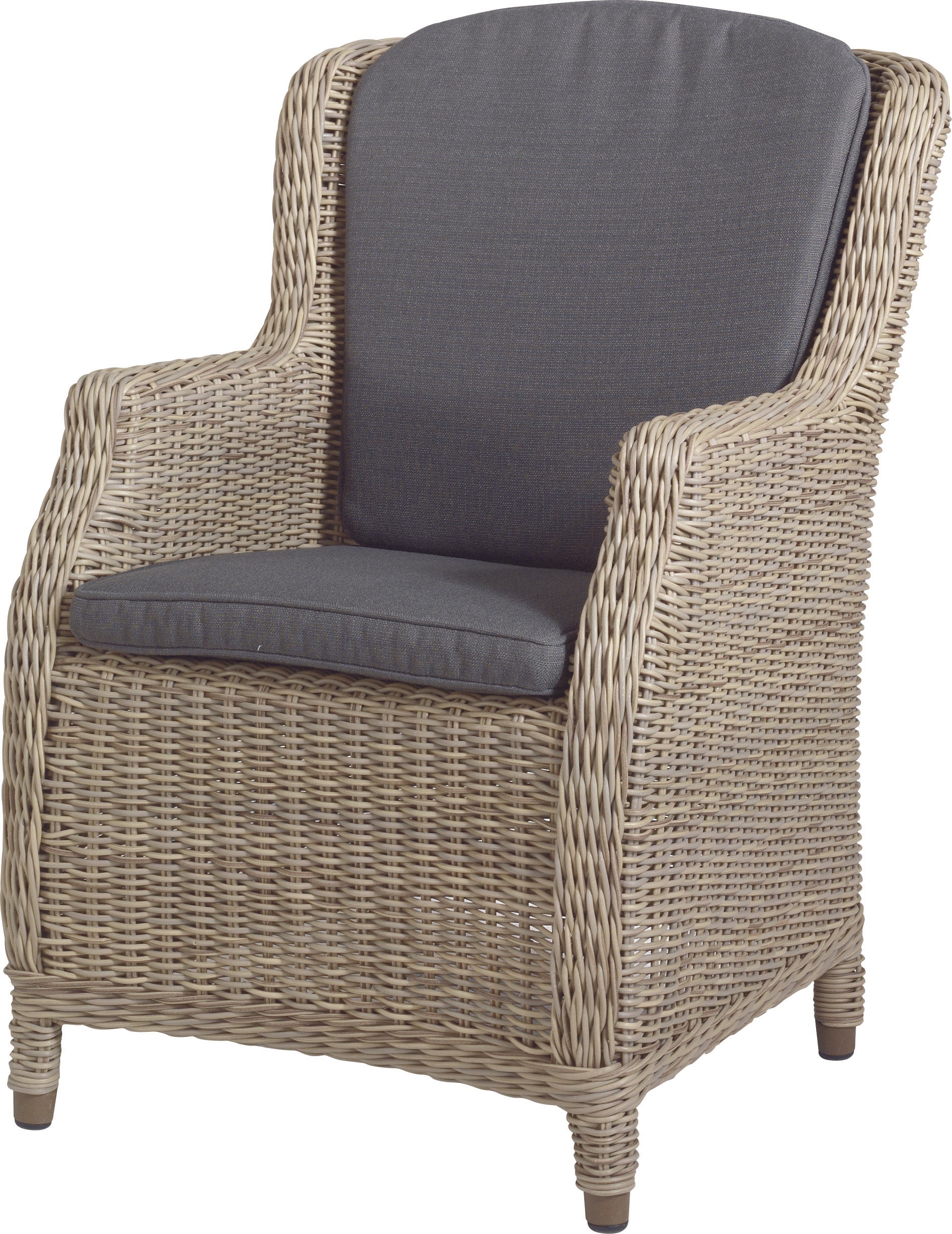 4 Seasons Outdoor Brighton Dining Chair With 2 Cushions
