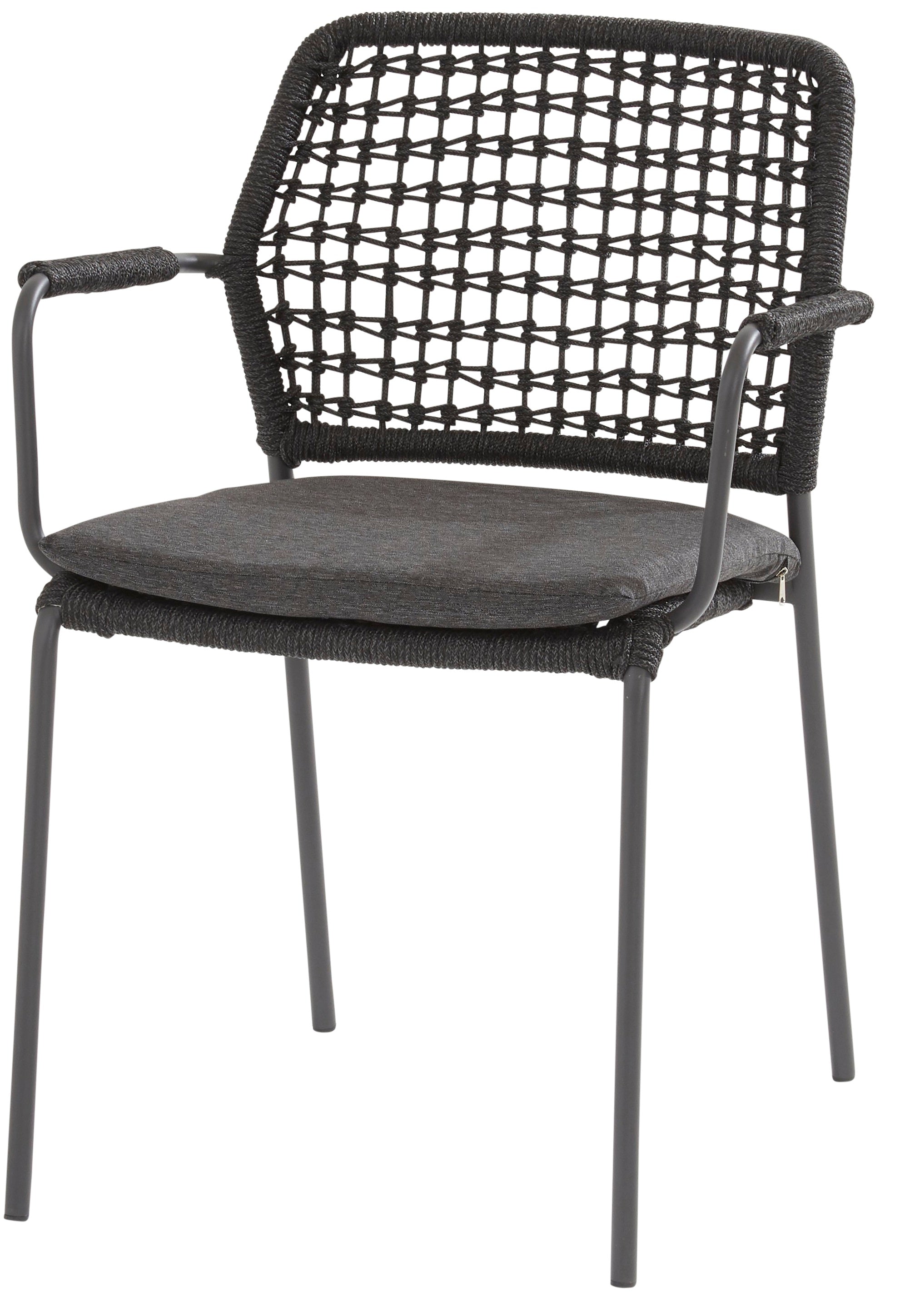 4 Seasons Outdoor Barista Stacking Dining Chair With Cushion (Packed In 6's)