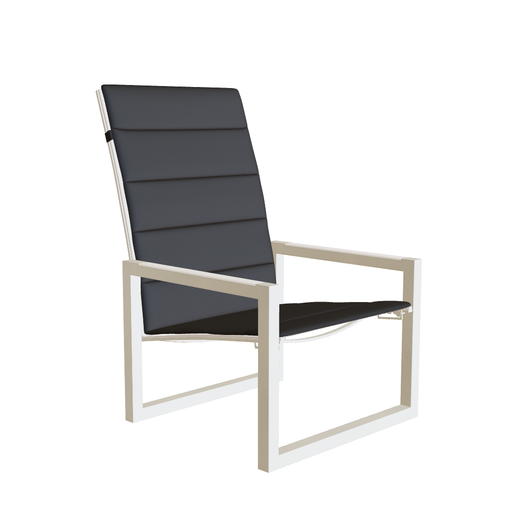 Royal Botania Ninix Relax Chair 60T Stainless Steel