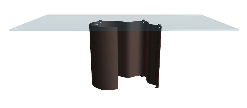 Cattelan Italia Papelito Glass Dining Table