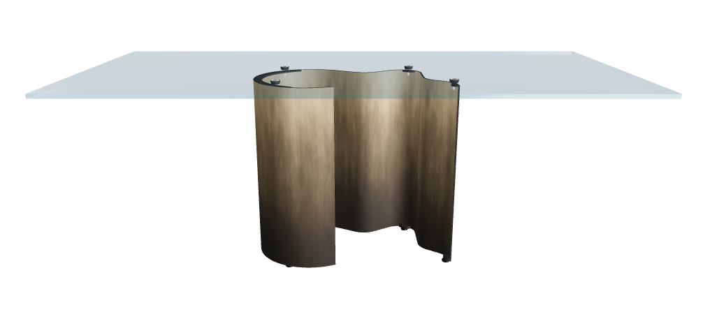 Cattelan Italia Papelito Glass Dining Table