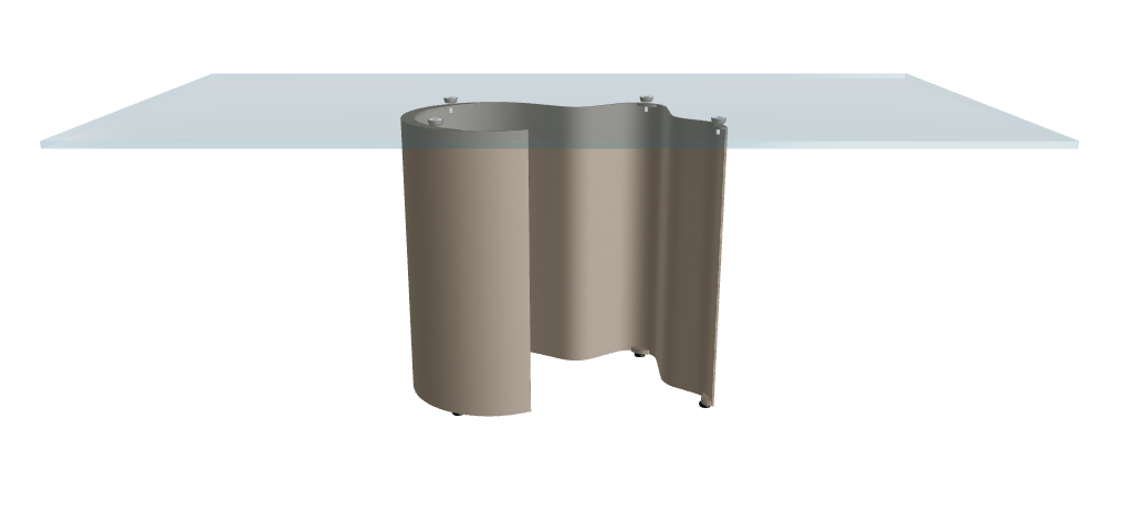 Cattelan Italia Papelito Glass Dining Table