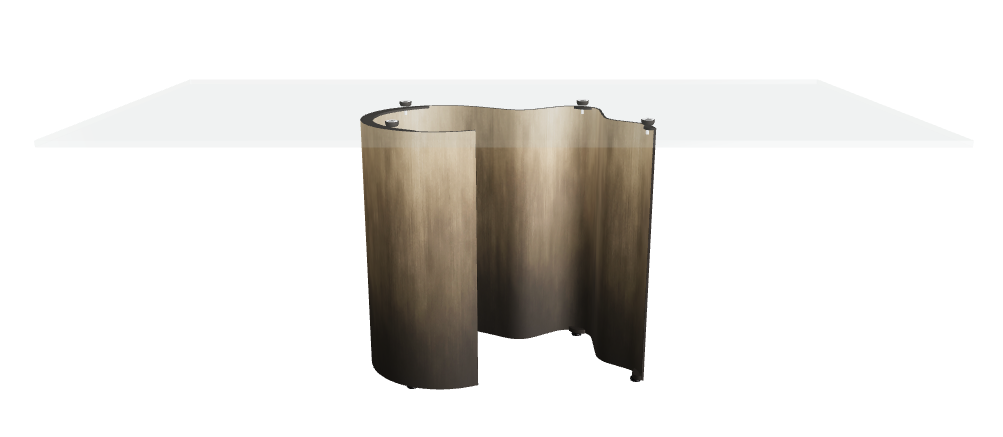 Cattelan Italia Papelito Glass Dining Table