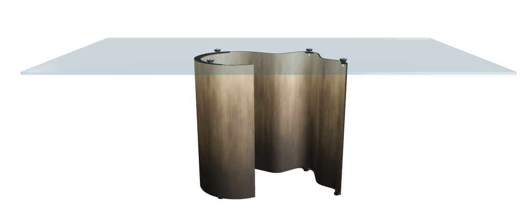 Cattelan Italia Papelito Glass Dining Table