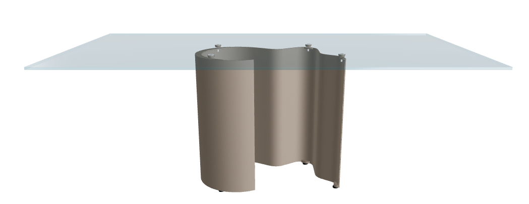 Cattelan Italia Papelito Glass Dining Table