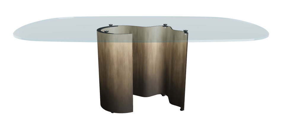 Cattelan Italia Papelito Glass Dining Table