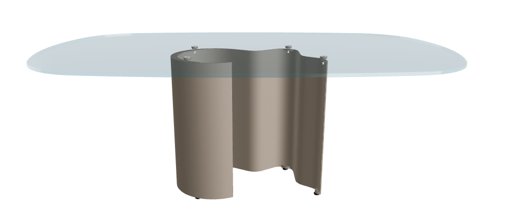 Cattelan Italia Papelito Glass Dining Table