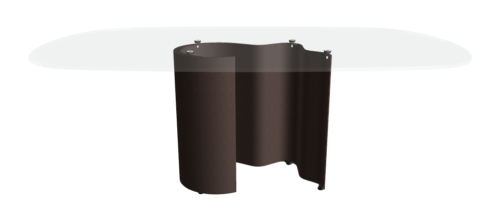 Cattelan Italia Papelito Glass Dining Table