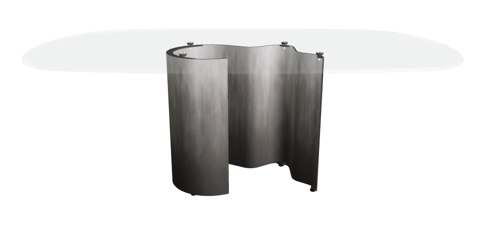 Cattelan Italia Papelito Glass Dining Table