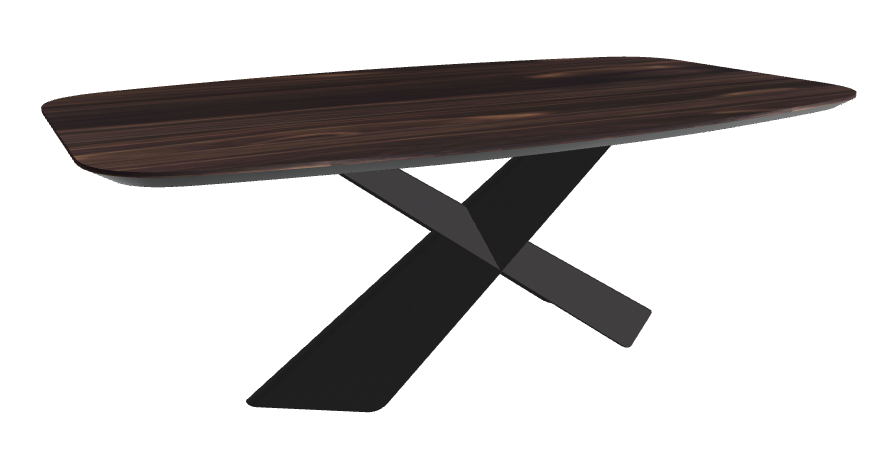 Cattelan Italia Tyron Wood Barrel-Shaped Dining Table