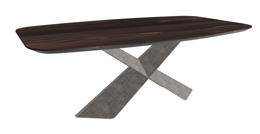 Cattelan Italia Tyron Wood Barrel-Shaped Dining Table