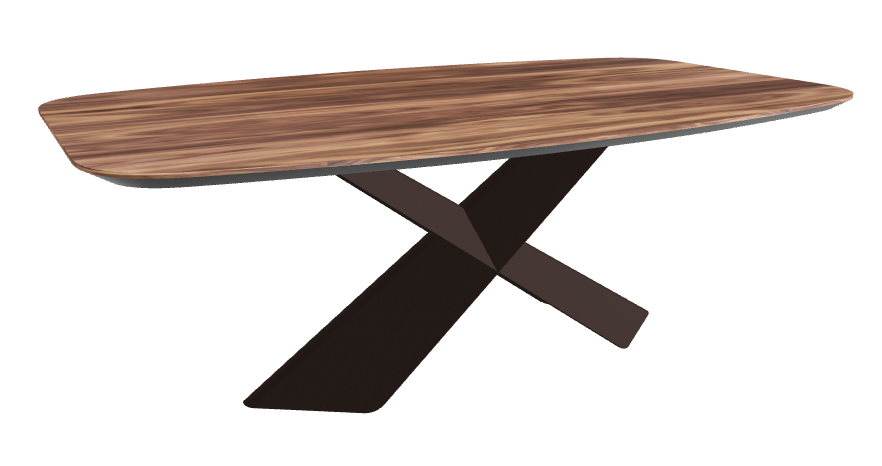 Cattelan Italia Tyron Wood Barrel-Shaped Dining Table
