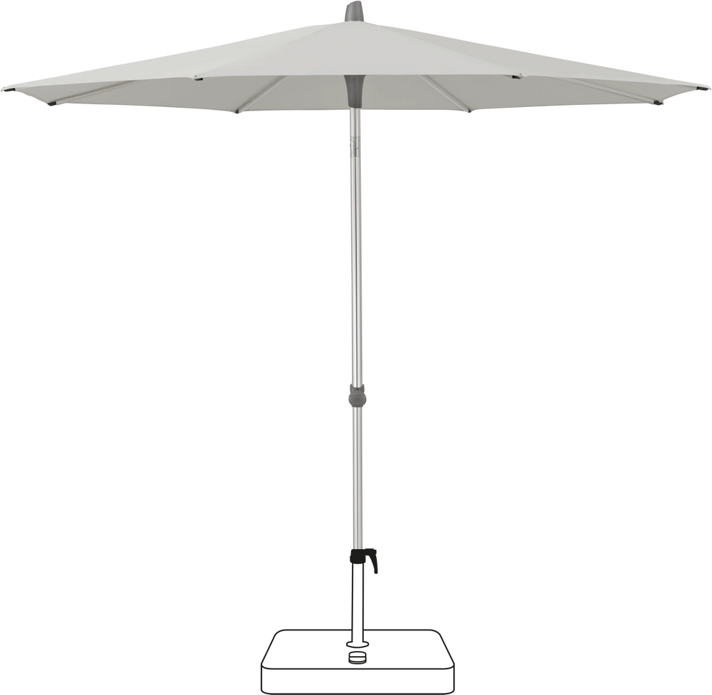 Glatz Smart Parasol Ø 220 cm Anodised