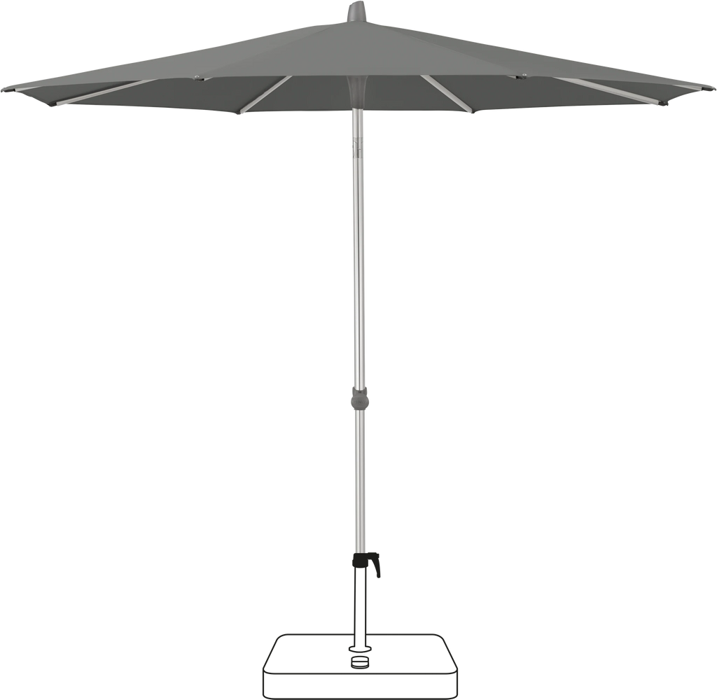 Glatz Smart Parasol Ø 220 cm Anodised