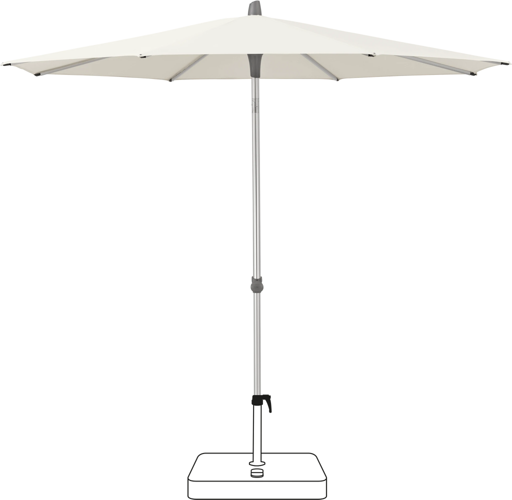 Glatz Smart Parasol Ø 250 cm Anodised