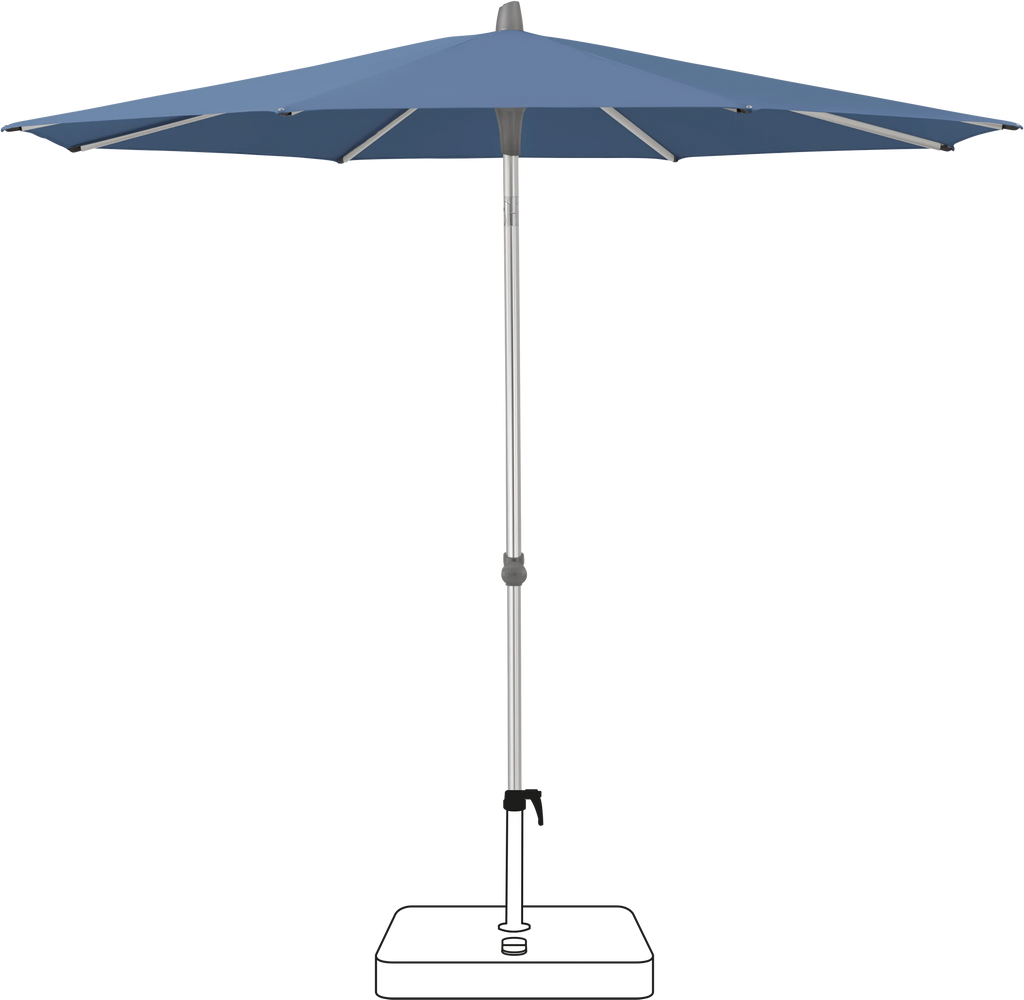 Glatz Smart Parasol Ø 250 cm Anodised