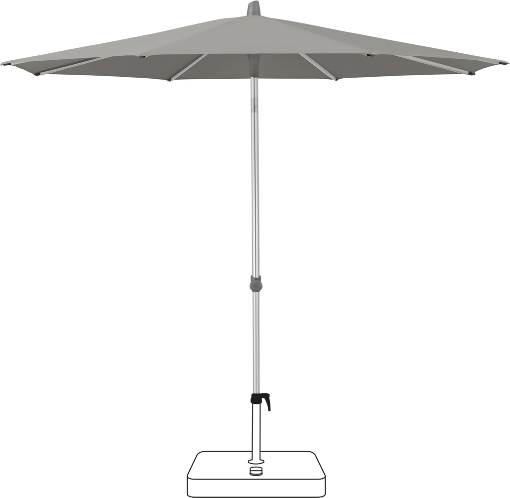 Glatz Smart Parasol Ø 250 cm Anodised