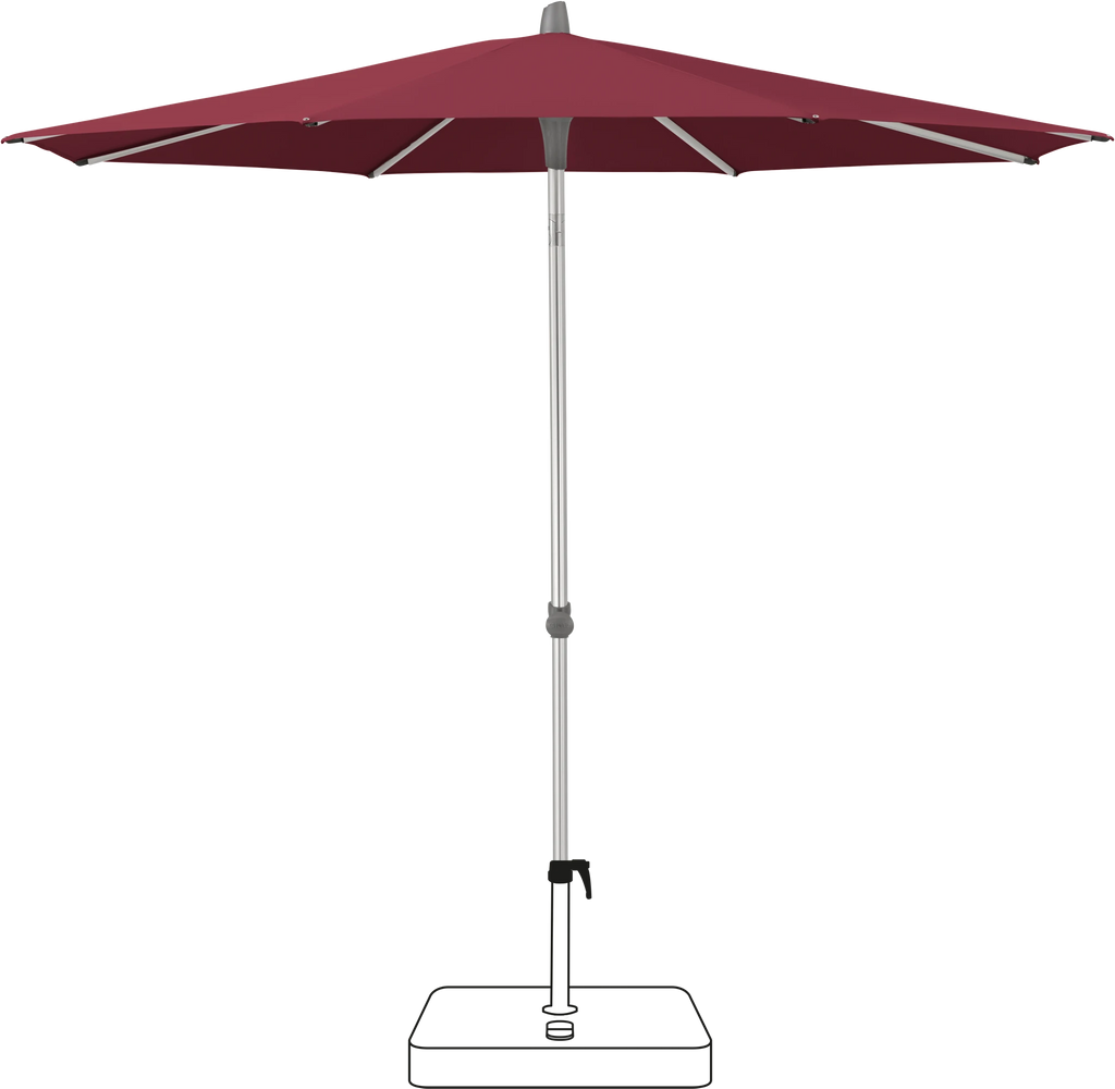 Glatz Smart Parasol Ø 220 cm Anodised