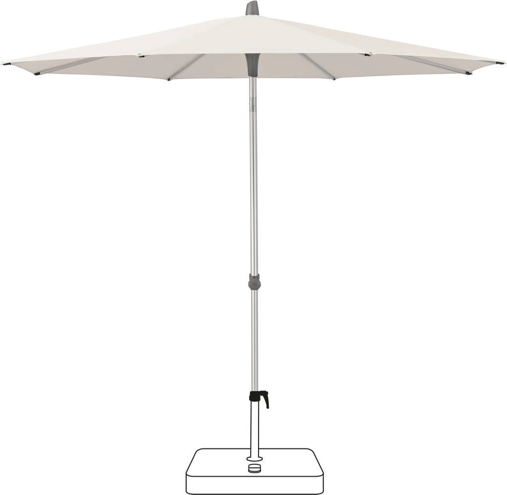 Glatz Smart Parasol Ø 220 cm Anodised