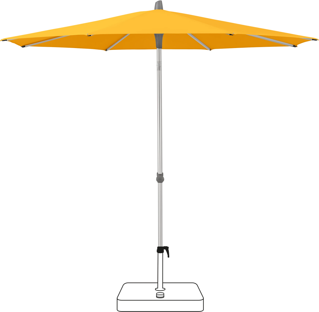 Glatz Smart Parasol Ø 250 cm Anodised