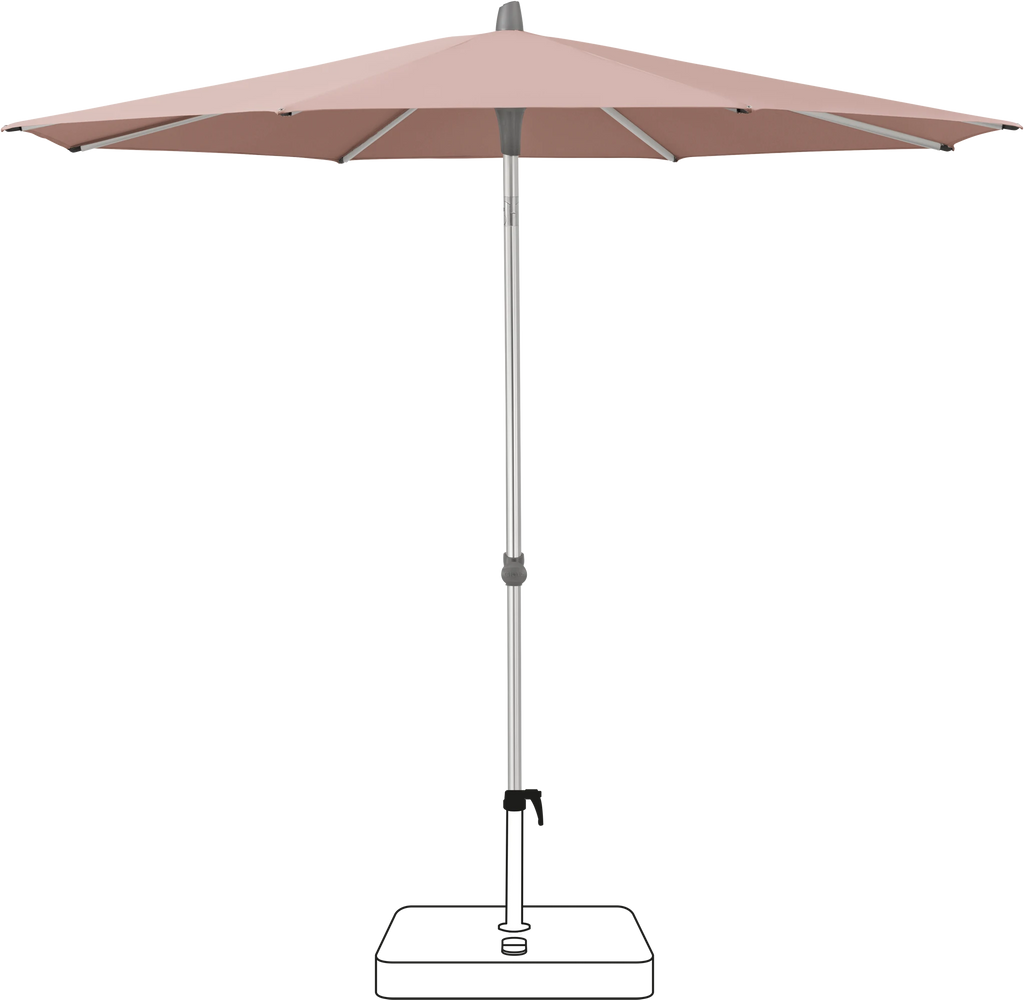 Glatz Smart Parasol Ø 220 cm Anodised