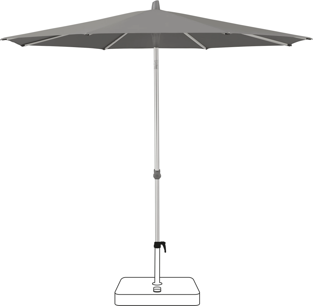 Glatz Smart Parasol Ø 250 cm Anodised