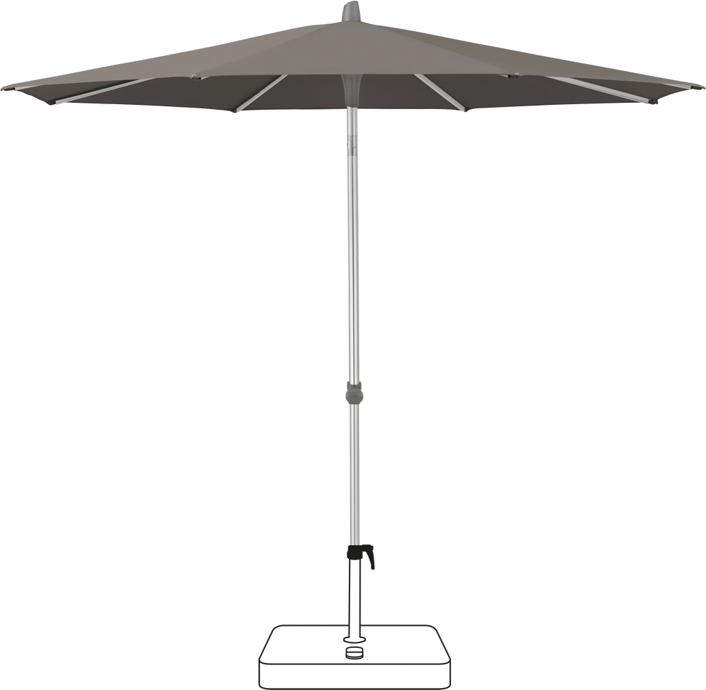 Glatz Smart Parasol Ø 220 cm Anodised