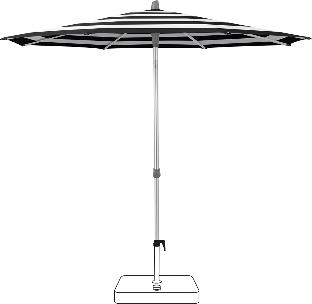 Glatz Smart Parasol Ø 220 cm Anodised
