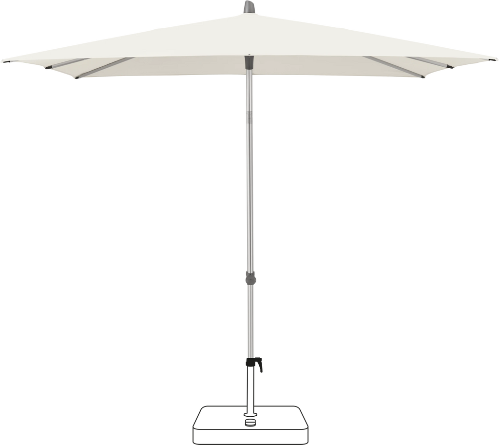 Glatz Smart Parasol 200 x 200 cm Anodised