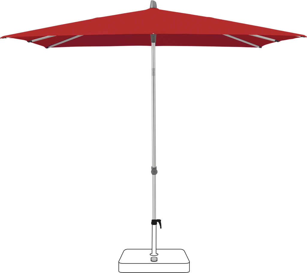 Glatz Smart Parasol 200 x 200 cm Anodised